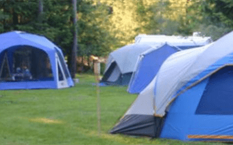 One of RMBC's group campsites