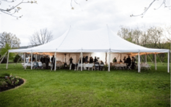 wedding under tent