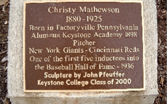 Christy Mathewson marker
