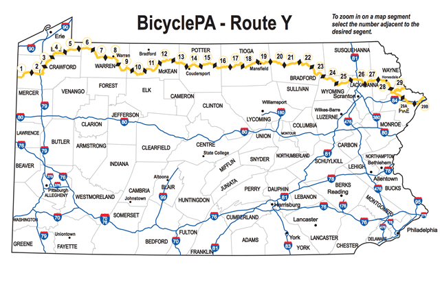 BicyclePA Route Y