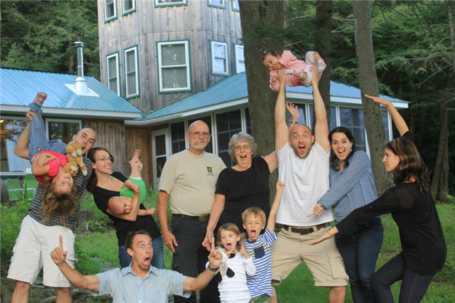 Third Place Winner: Fun Family Get-Together PHOTOGRAPHER: Eli Knapp. Fun family photo of the family members being silly.
