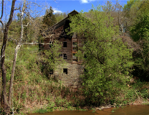 2nd Place, Architecture; Old Mill, Meshoppen; by Deb Kintner
