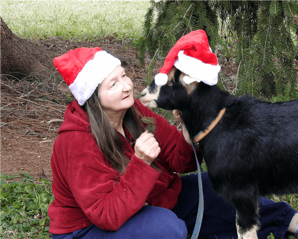 FIRST PLACE: Carol and Fred the Goat; Amanda Brotzman