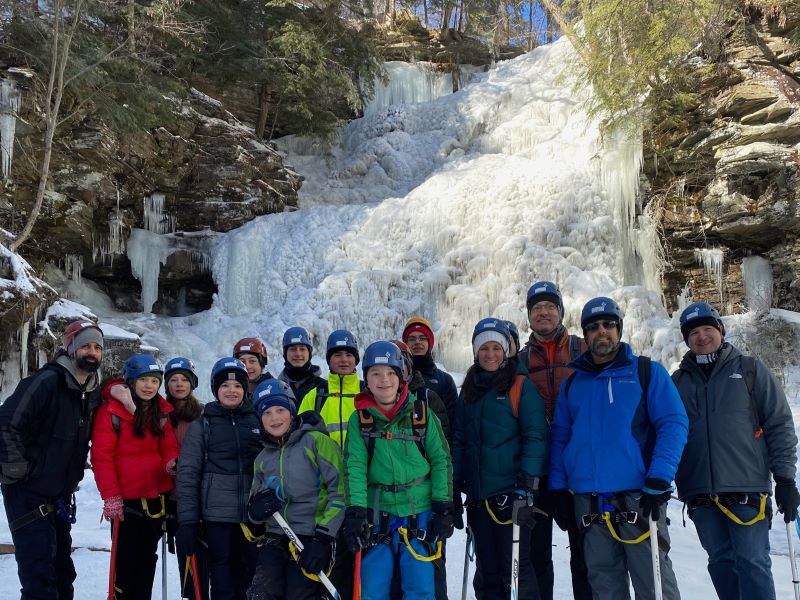 Valley to Summit – Winter Waterfall Ice Hiking at Ricketts Glen State Park