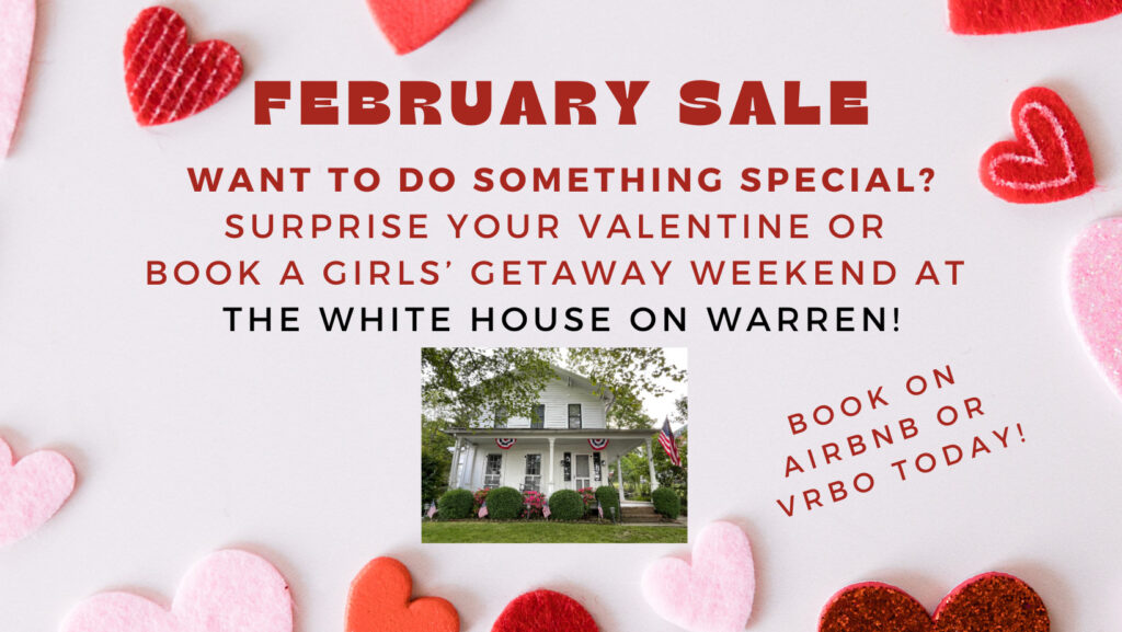 February Sale at The White House on Warren
