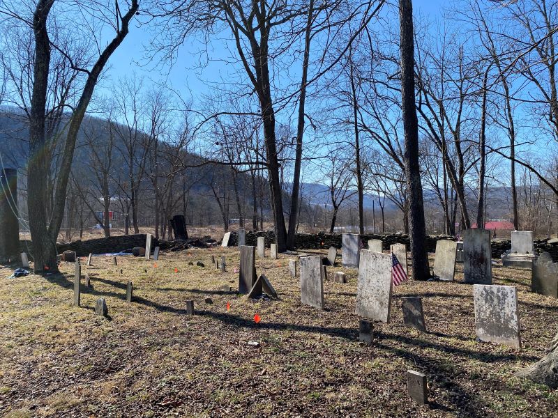 Tunkhannock DAR Prepares Marcy Cemetery for Spring